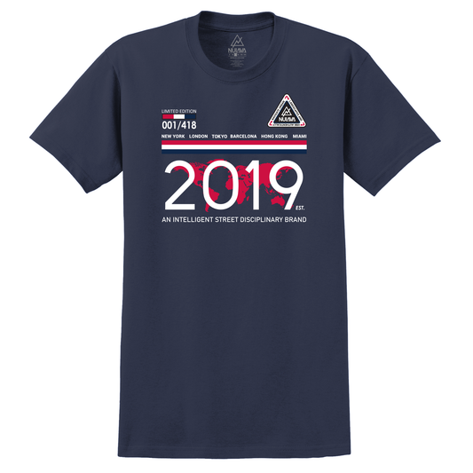 Nulava “2019” Limited Edition Navy Blue Tee – 001/418