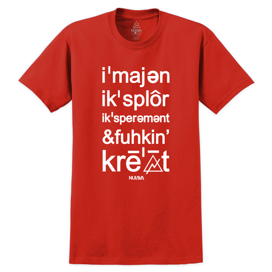 Nulava 4 Keys T-Shirt  ReMix Phoneticlly